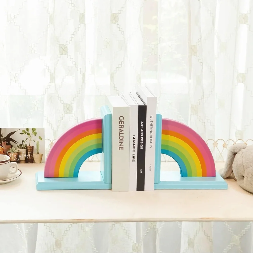 Colorful Rainbow Bookends - Picture 3 of 3